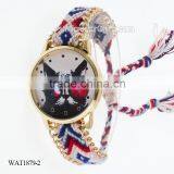 Elastic Knitting Watch Chain Cat Face Quartz Watch Price thumbnail-2