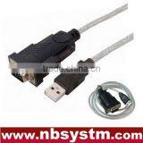 USB to RS232 DB 9 Pin Serial COM Cable Lead