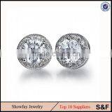 2 Gram Dimond Jewelry For Women Fashion Diamond Stud Earring