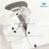 100% Cotton Stylish Design Long Sleeve Business Dress Fashion White Shirt Men thumbnail-1