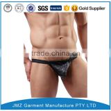 customized mini string sexy men underwear leather