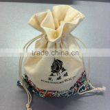 Organic Cotton Drawstring Bags/cotton Fabric Bag thumbnail-4
