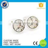 Newest Design Wholesale Blue Stone Cufflinks Set thumbnail-5