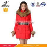 Warm Winter Beauty Jacket Design Fashion Coat Suit Woman, Custom Fur Collar Jacket Down Coat thumbnail-4