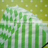 Horizontal Candy Stripe Paper Bag