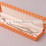 PU Leather Jewelry Box for Necklace Displaying