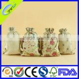 professional manufacturer for linen sachet drawstring bag