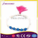 Strict QC Manufacturer Cotton Tassel Stretch Fashion Bracelet Bangle thumbnail-3