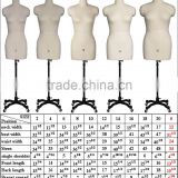 professional pinnable female dress form tailoring mannequin with magnetic shoulder