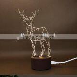Christmas Decoration 5W 3D Acrylic LED Deer Animal Light thumbnail-4