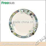 Custom Ceramic Sublimation Plate With Flower Rim Made In China thumbnail-3