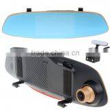 5" Big Screen Dual Lens HD 1080P Rearview Mirror DVR Video Recorder Dash Camera Rearview Mirror DVR