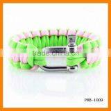 Handmade 550 Survival Cord Bracelet Stainless Steel Buckle PRB-1009 thumbnail-1