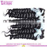 Qingdao High Quality and Cheap 100% Virgin Indian Remy Hair Loose Wave Human Hair Weaving