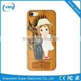 Luxury Hard Wooden With 3D Colored Drawing Protector Back Case Cover For IPhone 5S 6 6Plus thumbnail-4