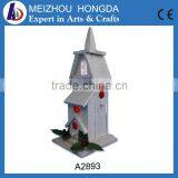 Wooden Christmas Decorated Wooden House thumbnail-4