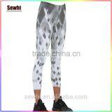 Womens Yoga Leggings With Custom Logo Digital Print Leggings thumbnail-4