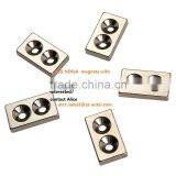 Natural Matrial Strong Power Neodymium Magnet With Screw Hole