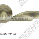 2014 New AZ03-944 AB zinc alloy door handle on rose