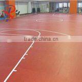 pvc sports floor for indoor basketball floor, badminton sports floor