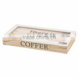 Hotsale Wooden 4 Grids Tea Bag Storage Box thumbnail-5