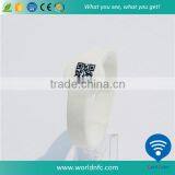 QR Code Barcode Festival Fabric Wristbands / RFID NFC Wristbands for Events thumbnail-2