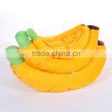 Banana Shaped Luxury Dog Pet Bed thumbnail-2