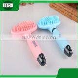 Pet Accessories Tool Plastic Long Handle Hanging Cat Dog Pet Bath Massage Hair Removal Grooming Slicker Brush Comb thumbnail-2