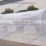 Easy Set up Translucence Mesh PE Greenhouse With Rolling up Door thumbnail-5