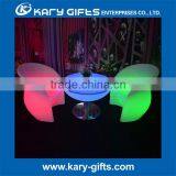 LED Lighting Plastic Coffee Table With rc Control and Battery AC Adapter Watorproof IP65 thumbnail-1