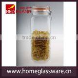 Wholesale Clear Food Storage Jar With Swing Top