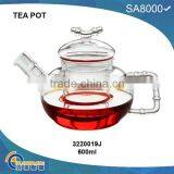 Heat Resistant Glass Teapot Glass Tea Pot thumbnail-1