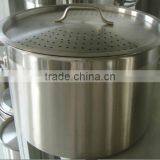 Short Stainless Steel Pot With Compound Bottom thumbnail-1