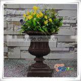 Black Grave Decoration Western Style Funeral Pot Flower Vase thumbnail-1