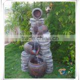 Four Jar Artificial Decoration Garden Waterfall Fountain thumbnail-3