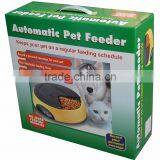 Hot-selling European Fashion Style 4 Meals Automatic Pet Feeder, Battery-Powered Automatic Pet Feeder With Large Seperate Trays thumbnail-1