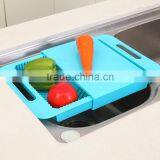 Wholesale Stock Kitchen Vegetable&Fruit Plastic Chopping Board Drain Board Draining Rack Storage Rack thumbnail-4