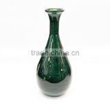 High Quality Best Selling Spun Turqouise Lacquer Bamboo Vase From Vietnam thumbnail-1