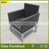 Outdoor Furniture Rattan Chair Aluminum Base Cafe Table Chair thumbnail-1