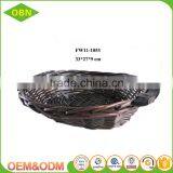 Handwoven High Quality Empty Willow Basket Fruit Wicker Fruit Basket thumbnail-2