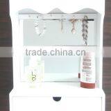 White Color Wooden Wall Shelf thumbnail-1