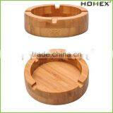 Bamboo Handicraft Round Cigar Ashtray Homex BSCI/Factory thumbnail-1