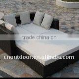 leisure sofa sets rattan sofa lounger sunbed with arm
