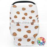 Wholesale Black Vintage Feather Print Fabric Car Seat Covers Colorful thumbnail-6