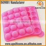 Non Stick Resuable Custom Silicone Ball Cake Molds,Silicone Pop Cake Mold thumbnail-2