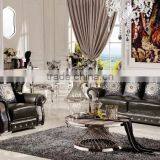 A8065 Small Pretty Waist Round Marble Rotating Dining Room Table thumbnail-2
