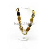 100% Buffalo Horn Necklace/fashionablehorn Jewelry Made in Vietnam/natural and Eco-friendly Material thumbnail-4