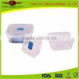 3pcs Square Clear Plastic Bin, Plastic Box Set thumbnail-2