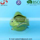 Vintage Style Ceramic Garden Bird Figurine Flower Planter, Ceramic Bird Planter thumbnail-5