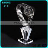 Retail Selling Clear Crystal Watch Stand, c Ring Holder Single Wrist Watch Display With c Shape Rack thumbnail-3